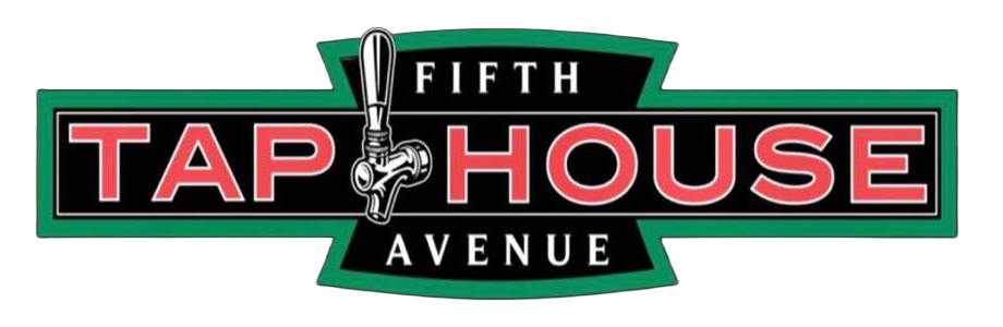 Fifth Avenue Tap House logo with beer tap handle, a New Brighton Bar at its finest.